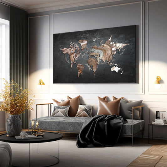 World Map Point